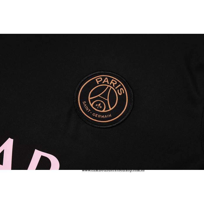 Chandal del Paris Saint-Germain Jordan 24-25 Manga Corta Negro - Pantalon Corto